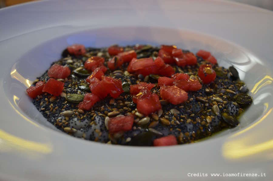 risotto con cocomero
