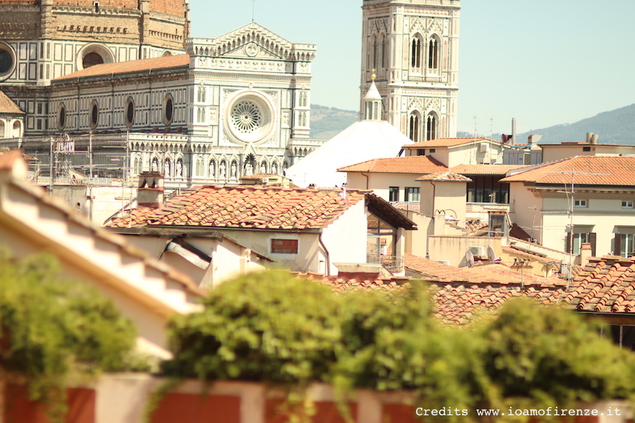 panorama di Firenze visto dalla terrazza del Grand hotel Baglioni