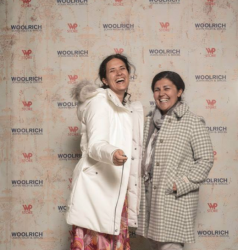 foto da woolrich per la vogue night